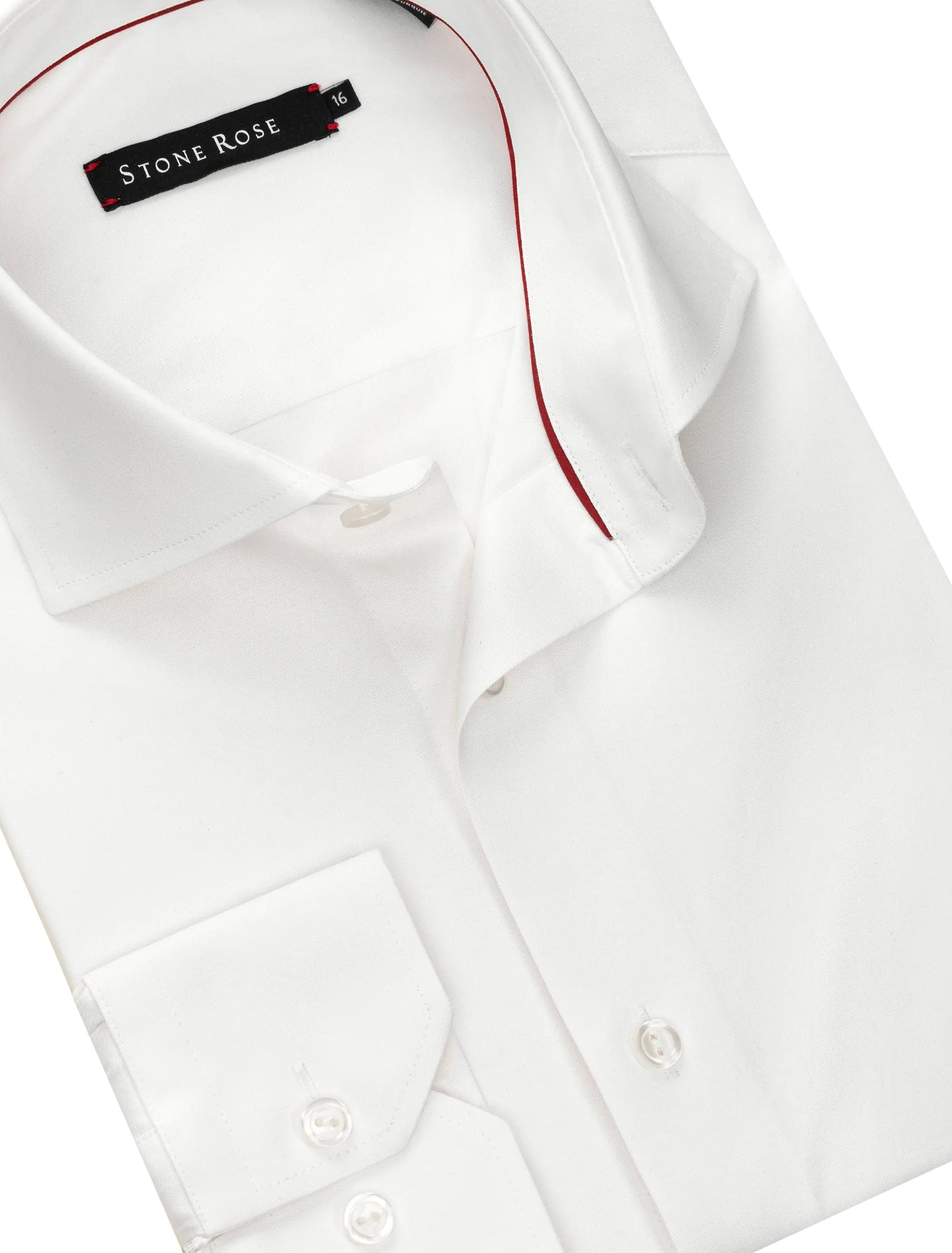 White Dry Touch Long Sleeve Shirt