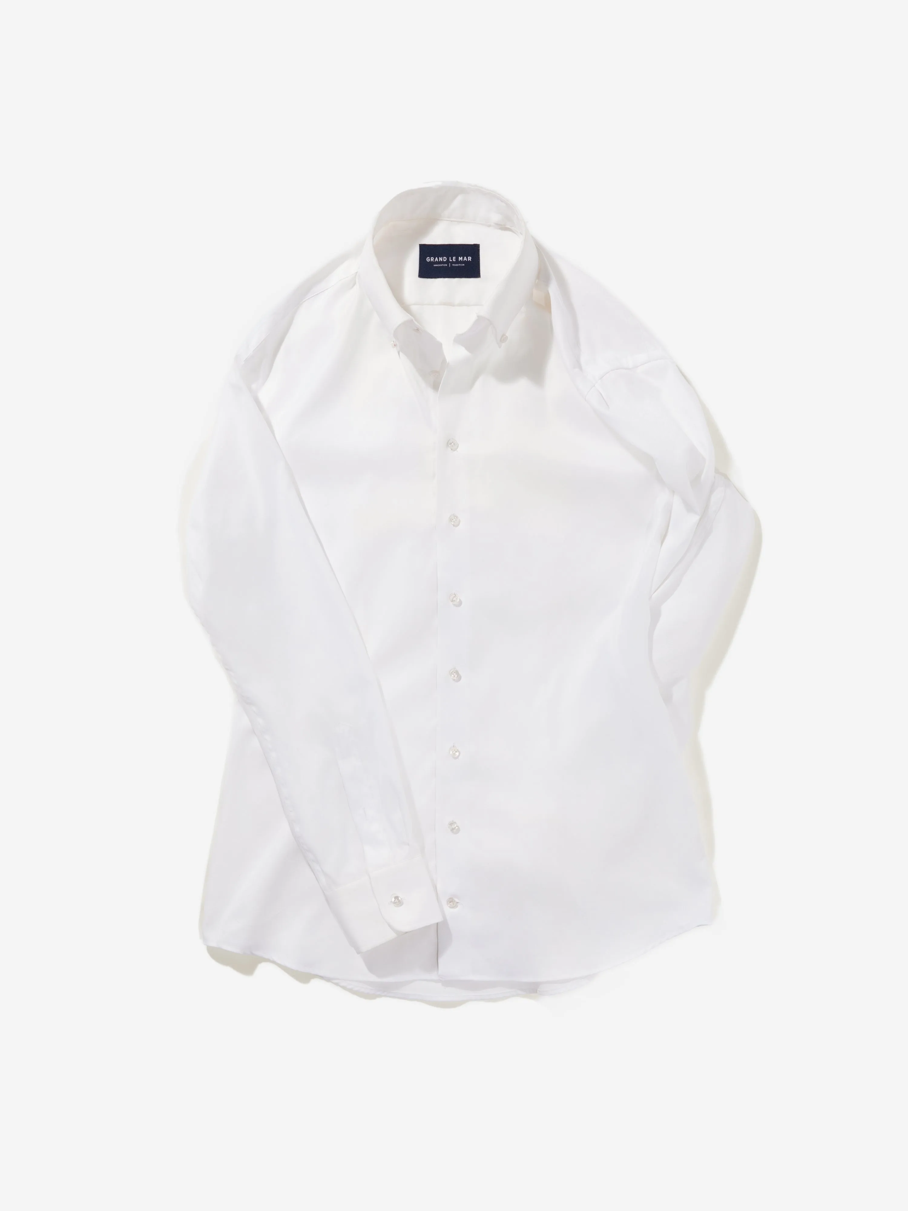 White Oxford Button-Down Shirt
