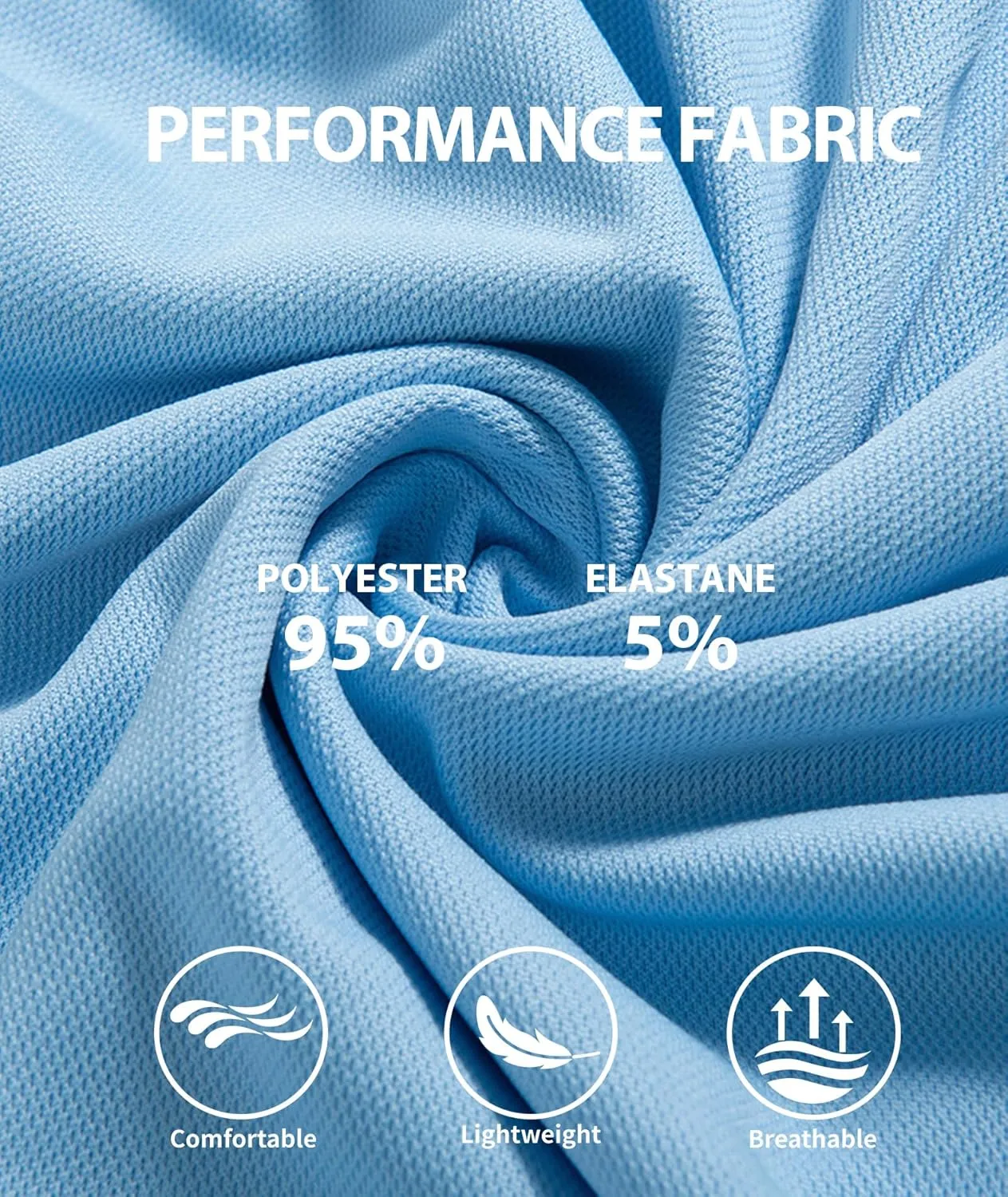 ZITY 3 Pack Polo Shirts for Men Short Sleeve Moisture Wicking T Shirt Business Casual Mens Golf Shirts Collared T-Shirts